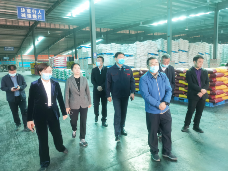 吕修涛一行莅临安阳蜜桃网站入口可看新肥科技有限公司调研工作